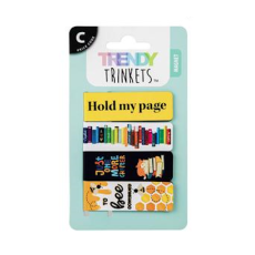 Magnetic Bookmark - 4 Piece, Assorted